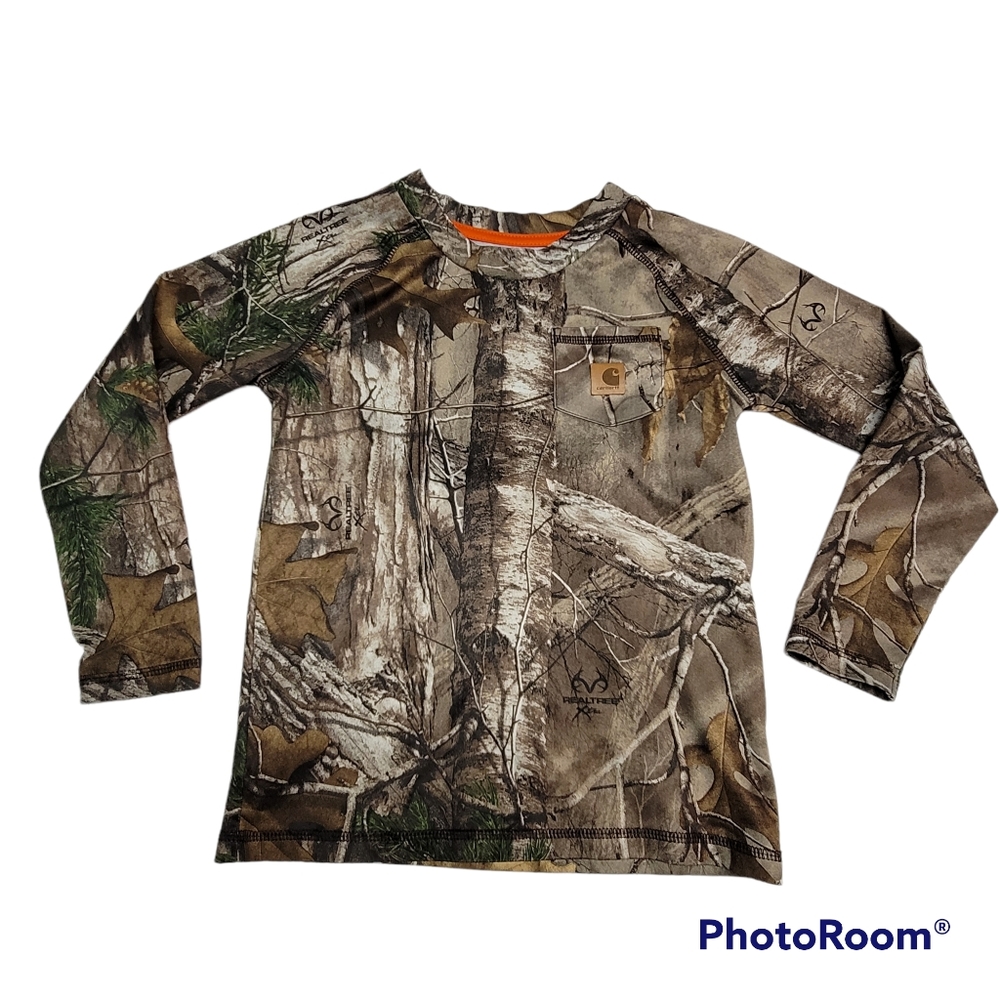 Carhartt Long Sleeve Camo T-Shirt Size 4T